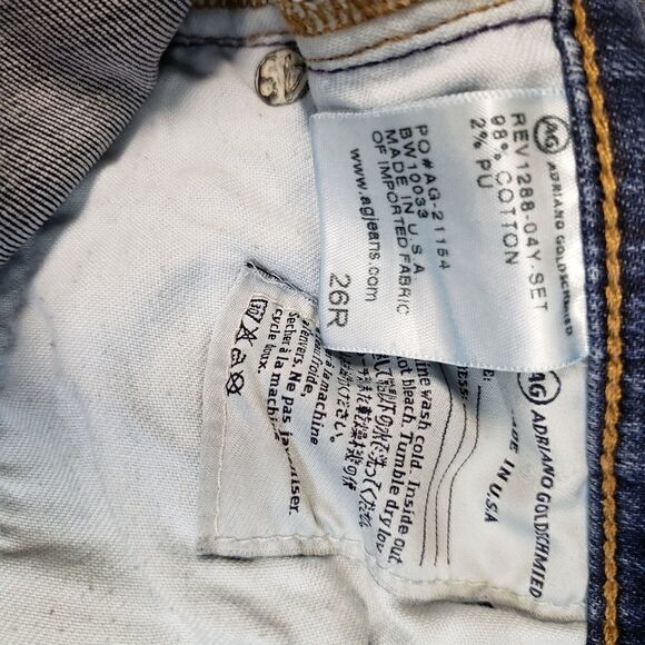 AG adriano goldschmied blue super skinny legging - Picture 3 of 8